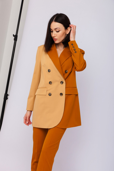 Двухцветный жакет 