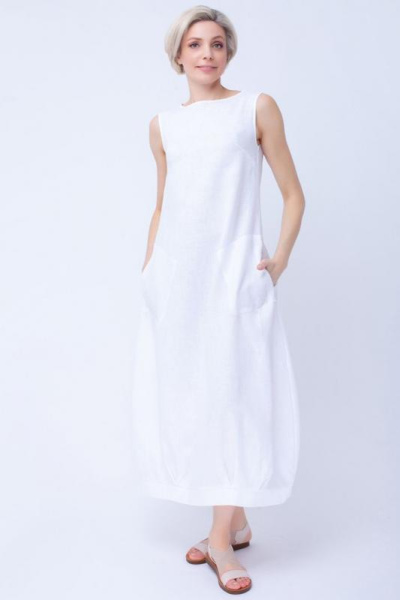 Платье изо льна макси