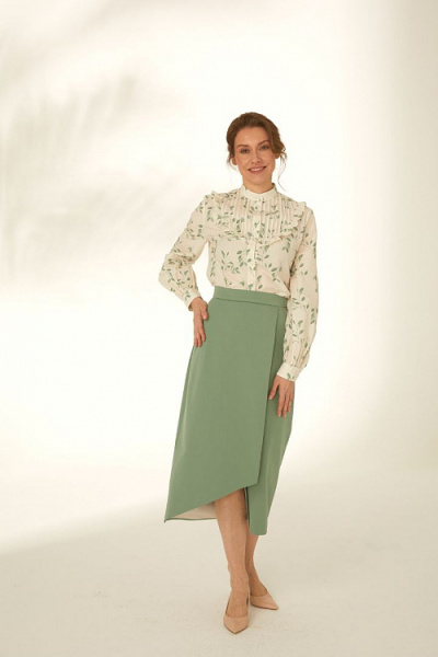 Юбка с имитацией запаха