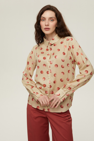 Блуза с принтом