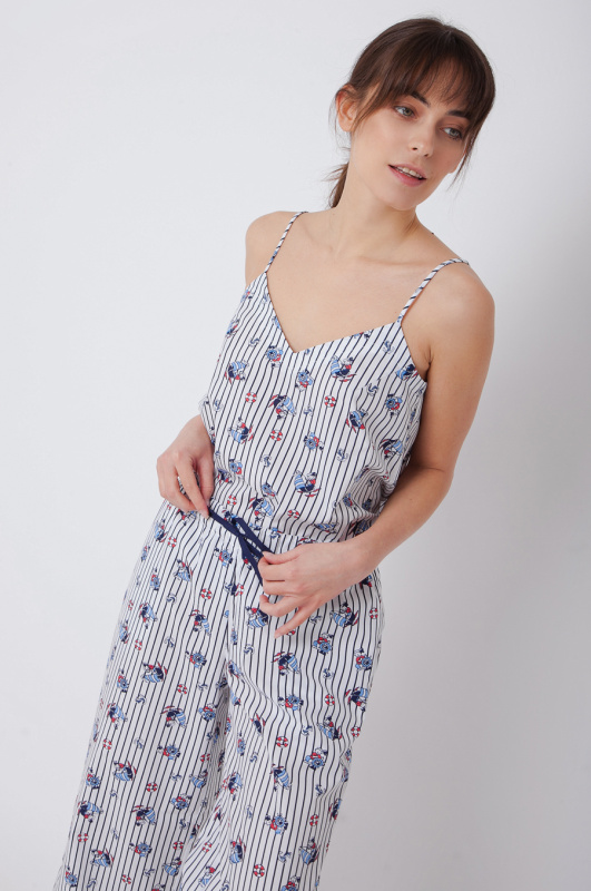 Топ в полоску