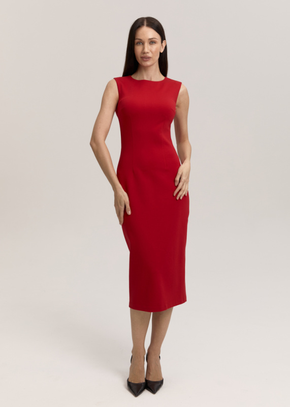 Платье футляр без рукавов