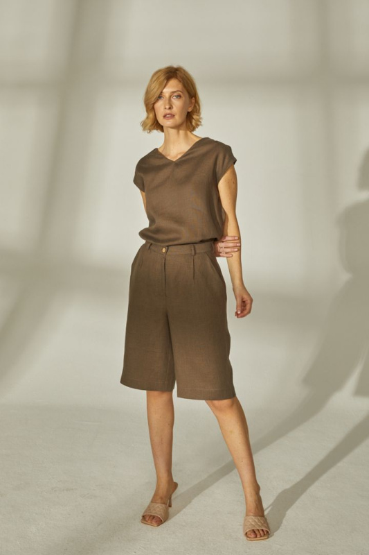 Бермуды изо льна