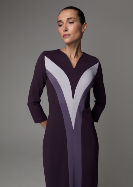 Платье с акцентными вставками Платье с акцентными вставками