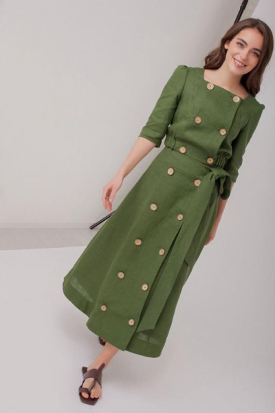 Топ с юбкой изо льна